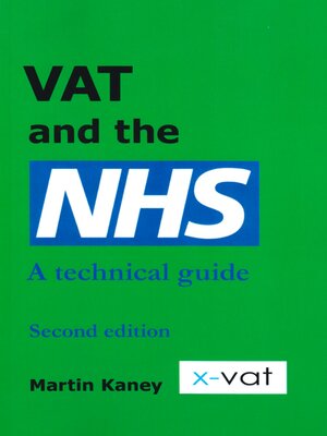 cover image of VAT and the NHS